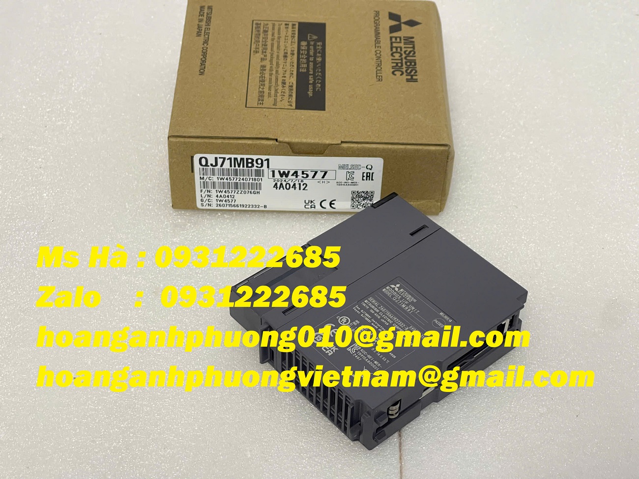 Giá tốt hãng mitsubishi QJ71MB91 mô đun kết nối - mới 100%